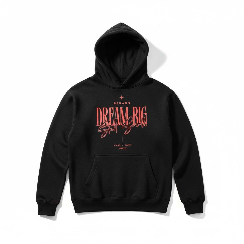 Black Dream Big Hoodie