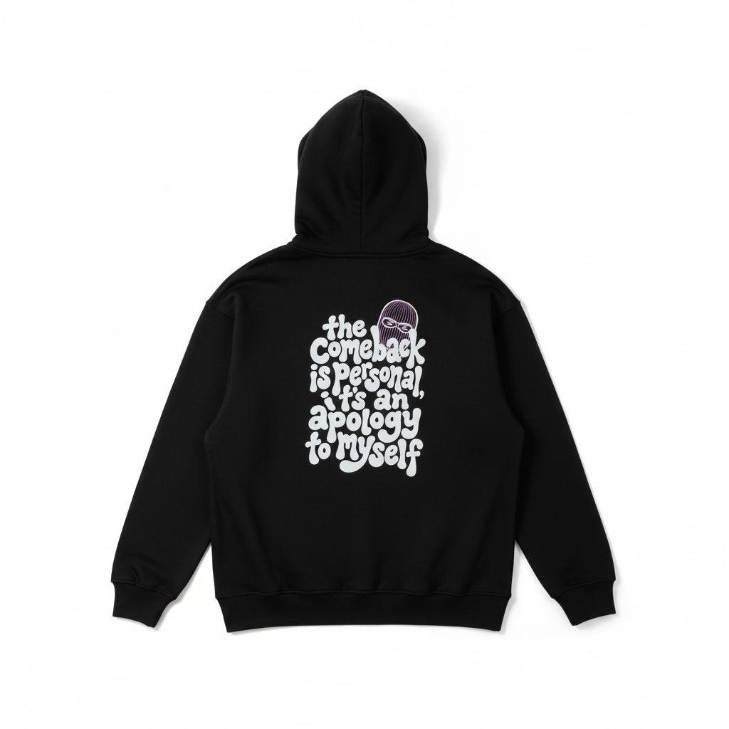 Black Comeback Hoodie